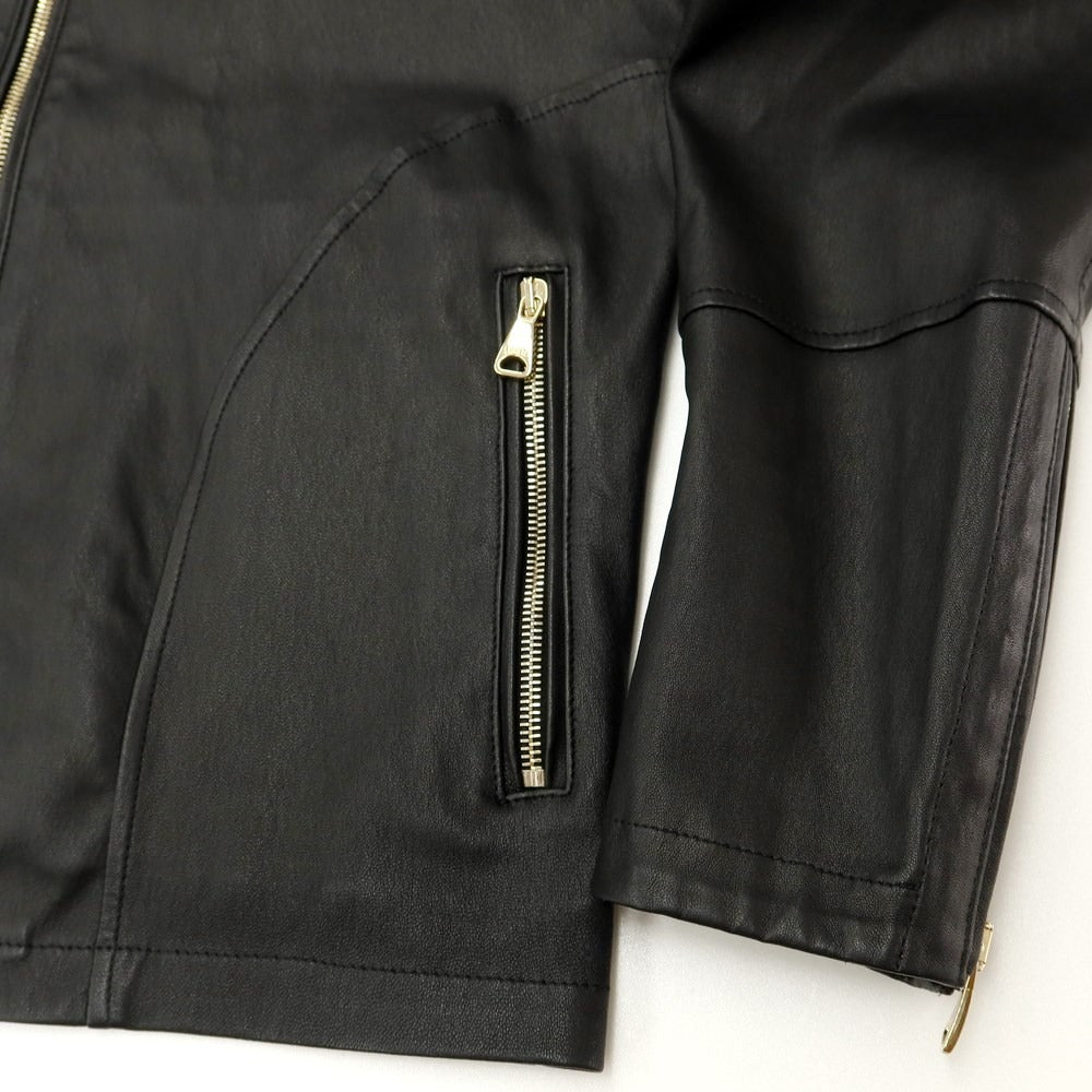 [Used] EMMETI Lambskin Hooded Leather Blouson Black [Size 44] [BLK] [A/W] [Condition Rank B] ​​[Men&