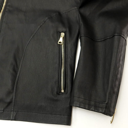 [Used] EMMETI Lambskin Hooded Leather Blouson Black [Size 44] [BLK] [A/W] [Condition Rank B] ​​[Men&