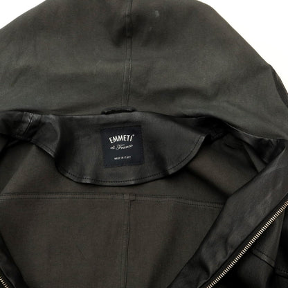 [Used] EMMETI Lambskin Hooded Leather Blouson Black [Size 44] [BLK] [A/W] [Condition Rank B] ​​[Men&