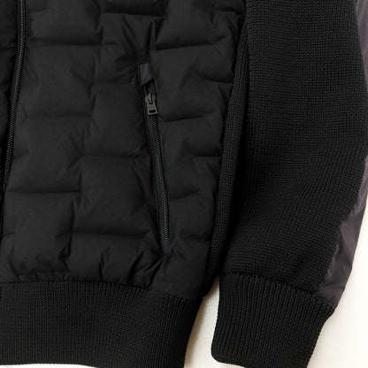 [Used] Herno Nylon Polyester Knit Down Jacket Blouson Black [Size 46] [BLK] [A/W] [Condition Rank B] ​​[Men&