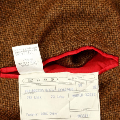 [Used] ISAIA Wool Silk 2B Tailored Jacket Light Brown [Size 50] [BRW] [A/W] [Condition Rank B] ​​[Men&