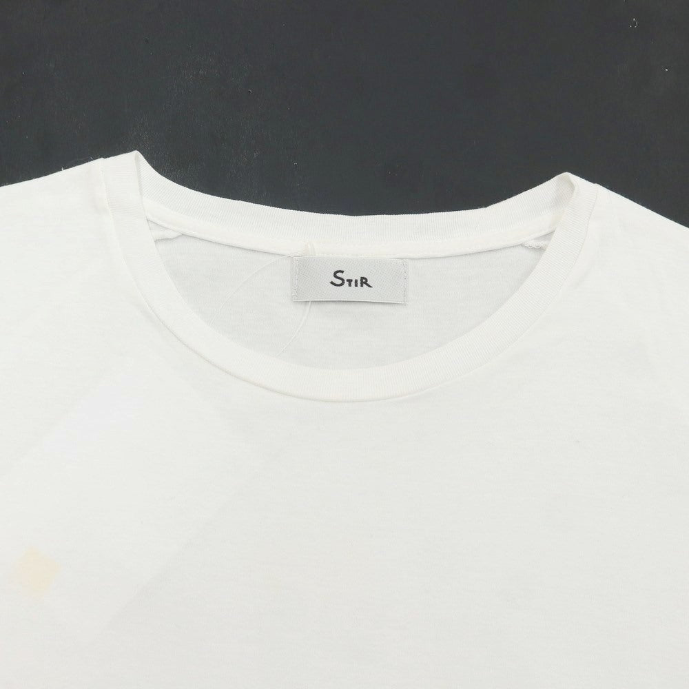 [Used] STIR Cotton Long Sleeve T-Shirt White [Size 2] [WHT] [S/S/A/W] [Condition Rank C] [Men&