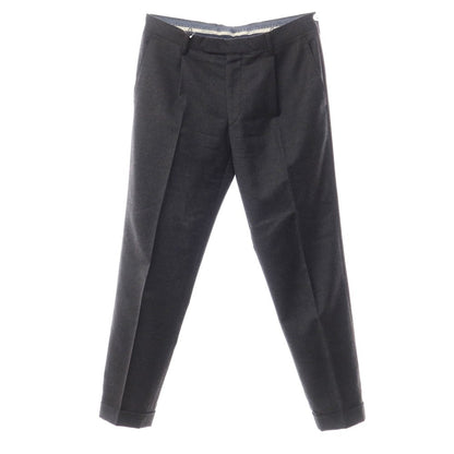 [Used] GERMANO BEAMS F special order wool dress slacks pants dark grey [size 48] [GRY] [A/W] [Condition rank C] [Men&