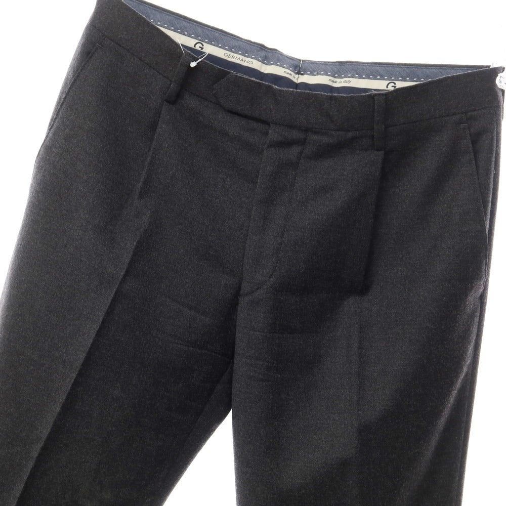 [Used] GERMANO BEAMS F special order wool dress slacks pants dark grey [size 48] [GRY] [A/W] [Condition rank C] [Men&