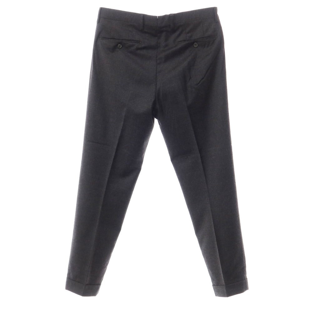 [Used] GERMANO BEAMS F special order wool dress slacks pants dark grey [size 48] [GRY] [A/W] [Condition rank C] [Men&