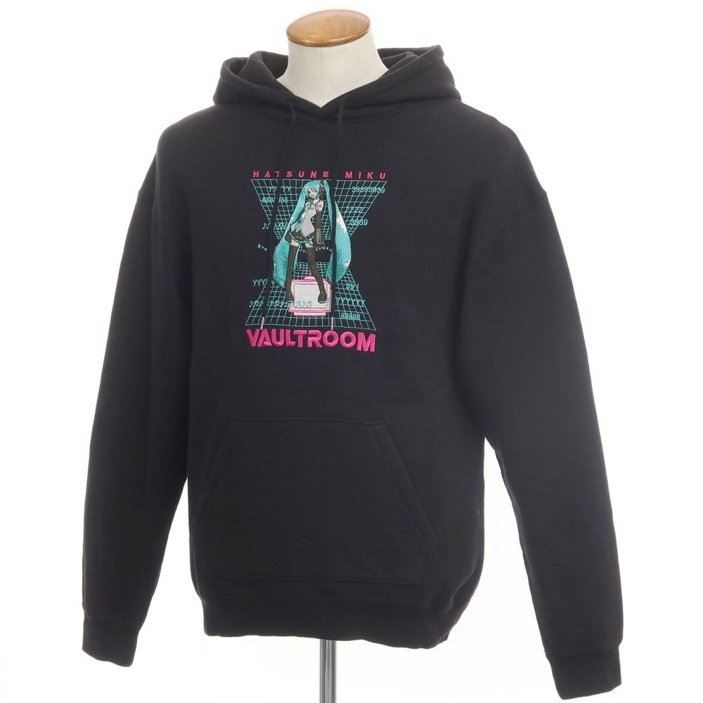 [Used] Vaultroom x Hatsune Miku Pullover Sweatshirt Hoodie Black [Size M] [BLK] [A/W] [Condition Rank B] ​​[Unisex] [768898]
 [DPD]