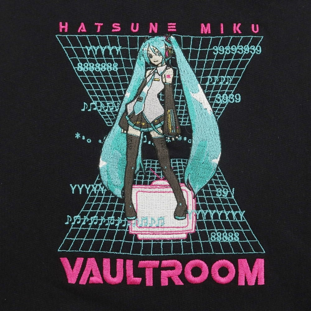 [Used] Vaultroom x Hatsune Miku Pullover Sweatshirt Hoodie Black [Size M] [BLK] [A/W] [Condition Rank B] ​​[Unisex] [768898]
 [DPD]