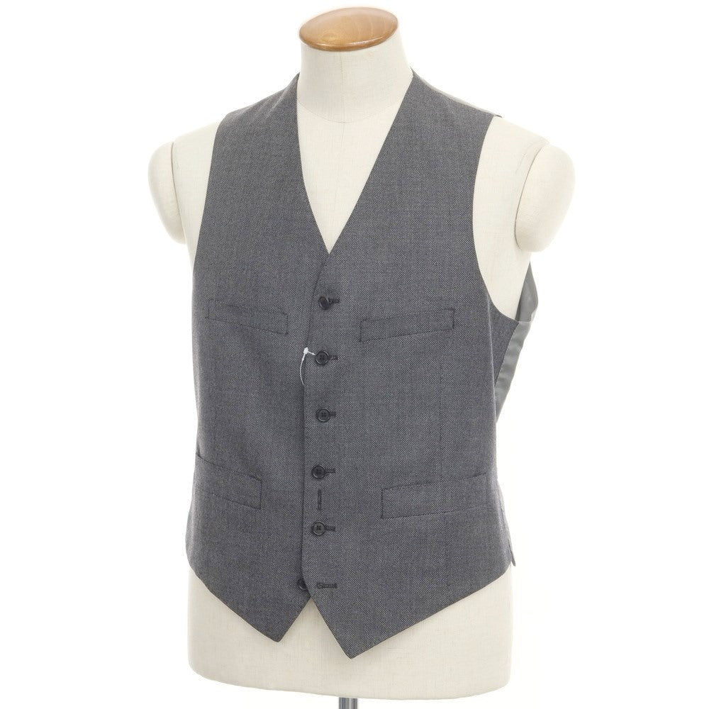 [Used] Tetsuya Kanda Birdseye wool cashmere gilet vest, grey [Size 50] [GRY] [A/W] [Condition rank B] ​​[Men&
