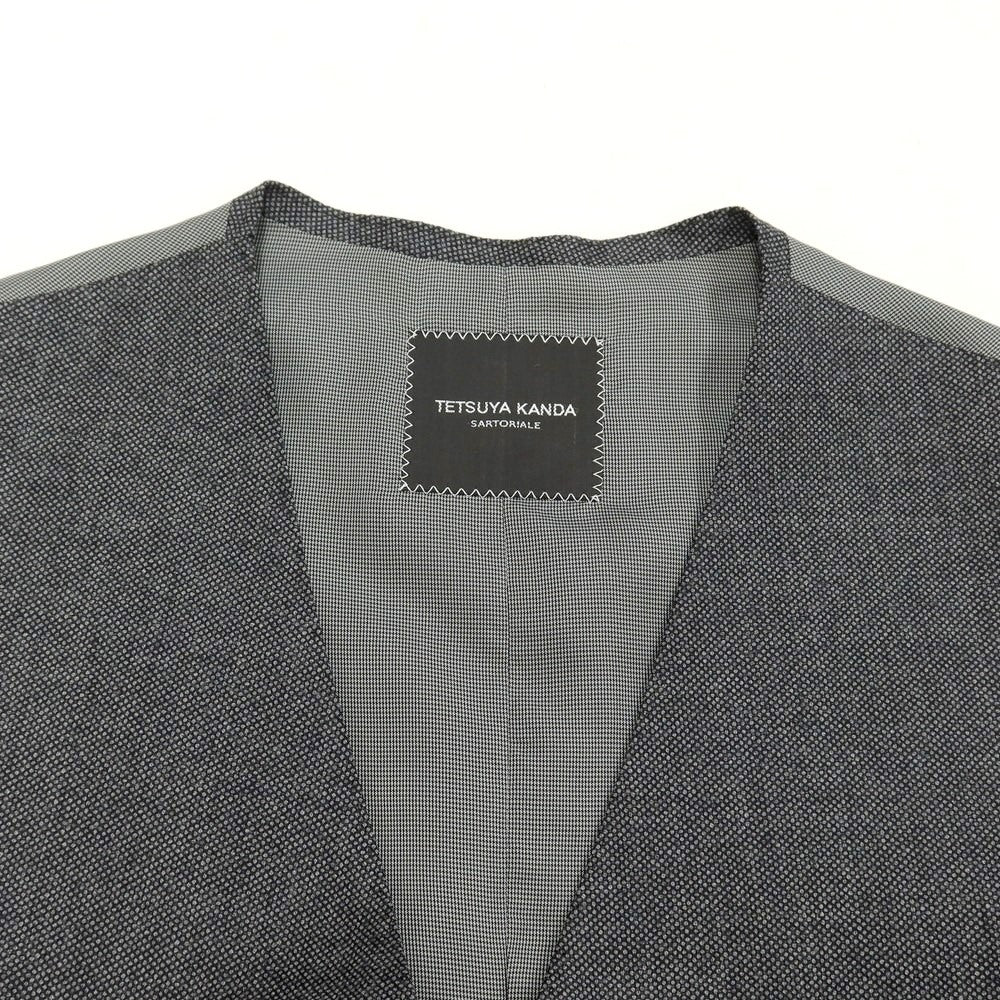 [Used] Tetsuya Kanda Birdseye wool cashmere gilet vest, grey [Size 50] [GRY] [A/W] [Condition rank B] ​​[Men&