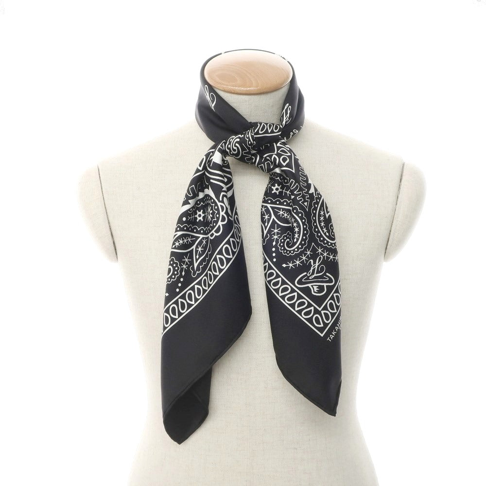 [Used] TAKAHIRO MIYASHITA The SoloIst. × KIJAMA TAKAYUKI KIJAMA TAKAYUKI 10th Anniversary 2023 Autumn/Winter Scarf Black x White [Size ONE SIZE] [BLK] [S/S/A/W] [Condition Rank A] [Men&