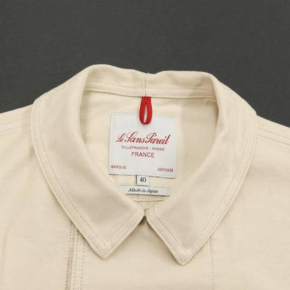 [Used] Le Sans Pareil Cotton Double Breasted Coverall Blouson Ivory [Size 40] [BEI] [S/S] [Condition Rank B] [Men&