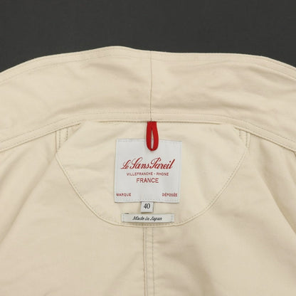 [Used] Le Sans Pareil Cotton Double Breasted Coverall Blouson Ivory [Size 40] [BEI] [S/S] [Condition Rank B] [Men&