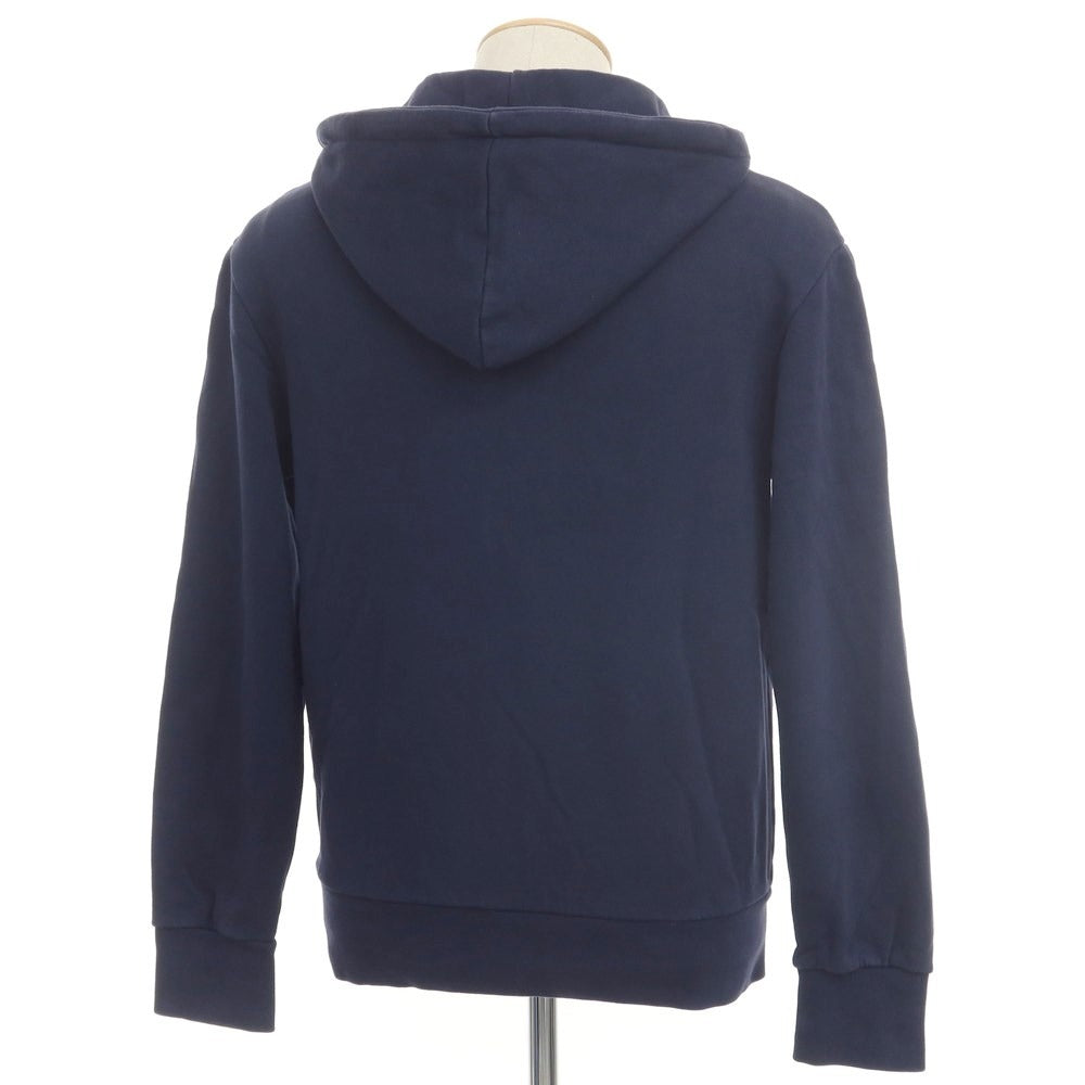 【中古】メゾンキツネ MAISON KITSUNE ジップアップ スウェット パーカー ネイビー【サイズS】【NVY】【A/W】【状態ランクC】【メンズ】【768898】