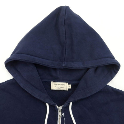 [Used] MAISON KITSUNE Zip-up Sweat Hoodie Navy [Size S] [NVY] [A/W] [Condition Rank C] [Men&