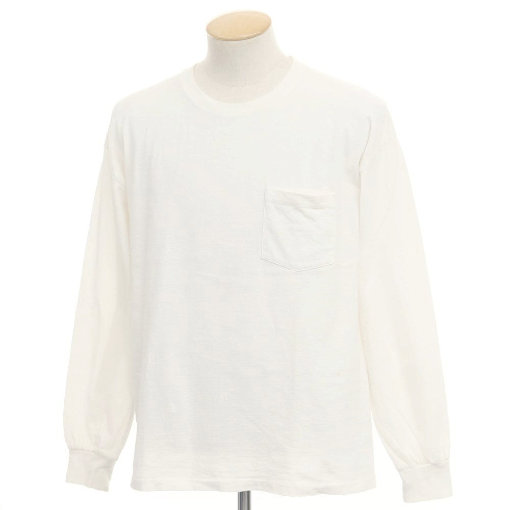 [Used] Captain Sunshine KAPTAIN SUNSHINE Pocket Long Sleeve T-Shirt White [Size 36] [WHT] [S/S/A/W] [Condition Rank C] [Men&