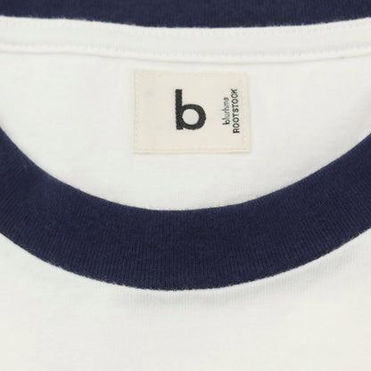 [Used] Brahms blurhms trim short sleeve T-shirt white x navy [0] [Condition rank B] [Men&