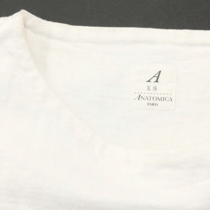 [Used] ANATOMICA Heavy-ounce Short-sleeve T-shirt White [XS] [Condition Rank D] [Men&