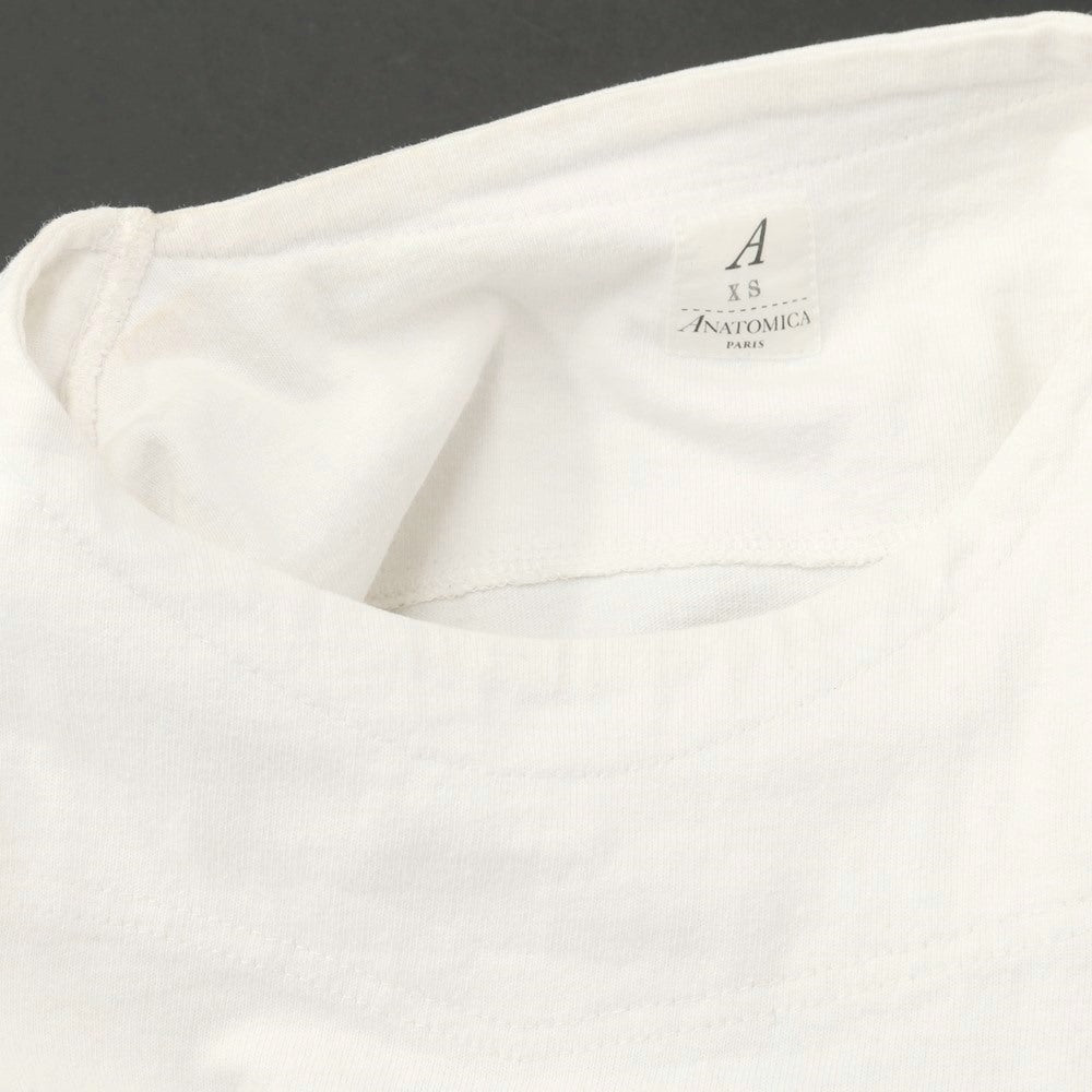 [Used] ANATOMICA Heavy-ounce Short-sleeve T-shirt White [XS] [Condition Rank D] [Men&