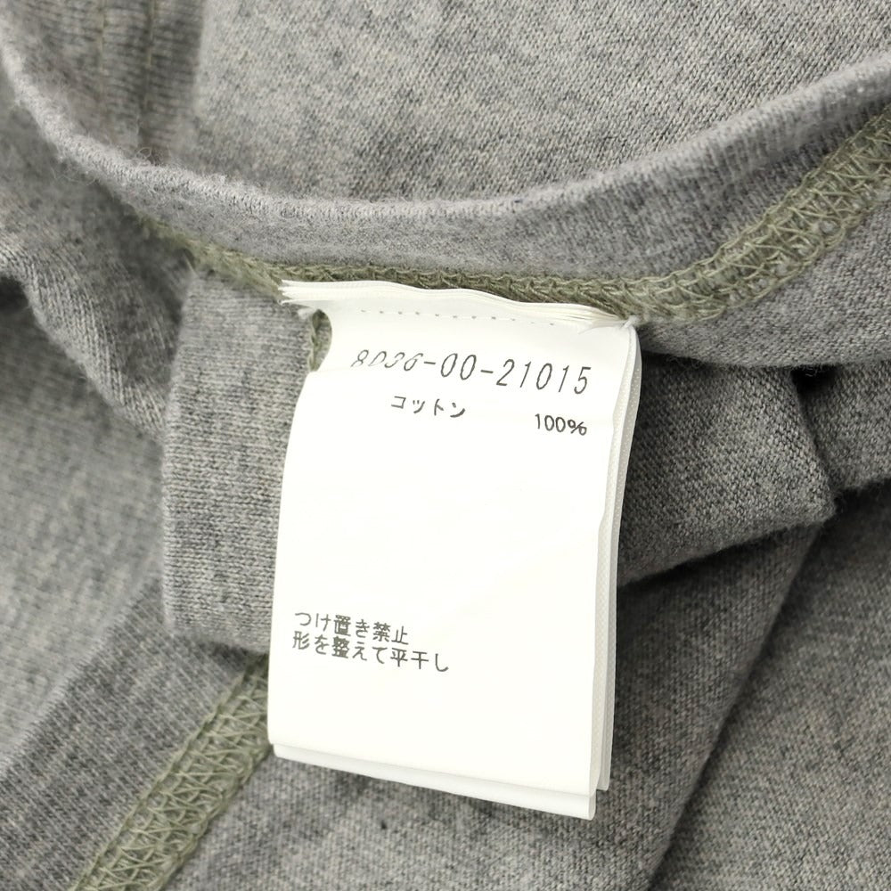 [Used] Nigel Cabourn Henry Neck Short Sleeve T-Shirt Gray [46] [Condition Rank B] [Men&