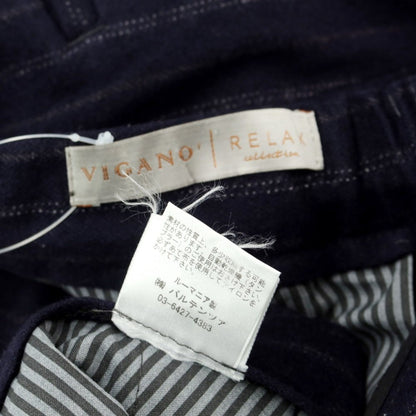 [Used] Vigano wool nylon casual slacks pants, navy [size 48] [NVY] [A/W] [Condition rank B] ​​[Men&