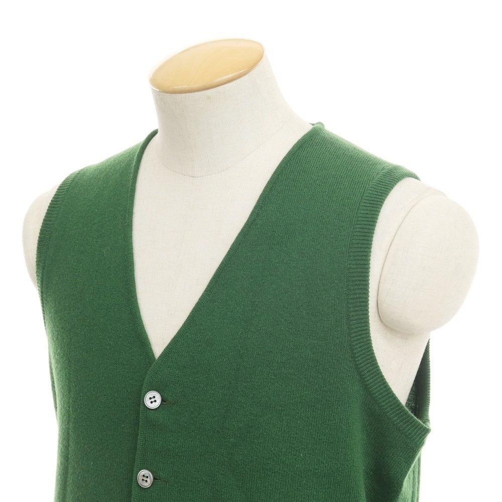 [Used] Settefili Cashmere High Gauge Cashmere Knit Gilet Vest Green [Size S/48] [GRN] [A/W] [Condition Rank B] ​​[Men&