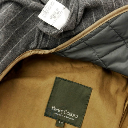 [Used] Henry Cottons Cotton Quilted Lined Field Coat Khaki Beige [Size 48] [BEI] [S/S/A/W] [Condition Rank B] ​​[Men&