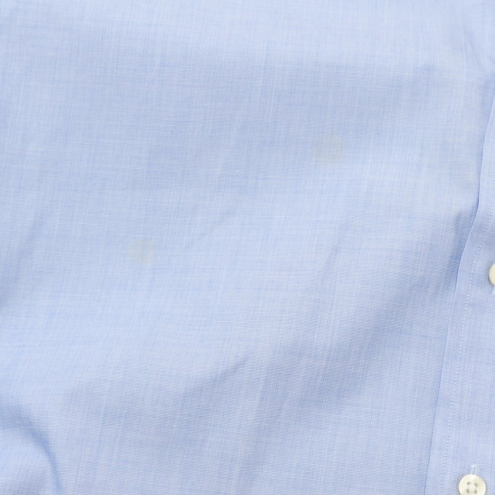 [Used] Aquascutum Cotton Regular Collar Dress Shirt Light Blue [Size 42-80] [BLU] [S/S/A/W] [Condition Rank B] ​​[Men&