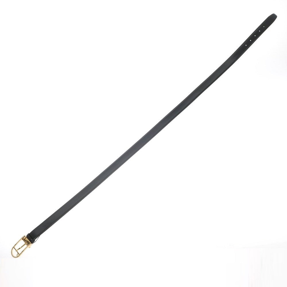 [Used] Dunhill Leather Belt Black [Size 44/112] [BLK] [S/S/A/W] [Condition Rank A] [Men&