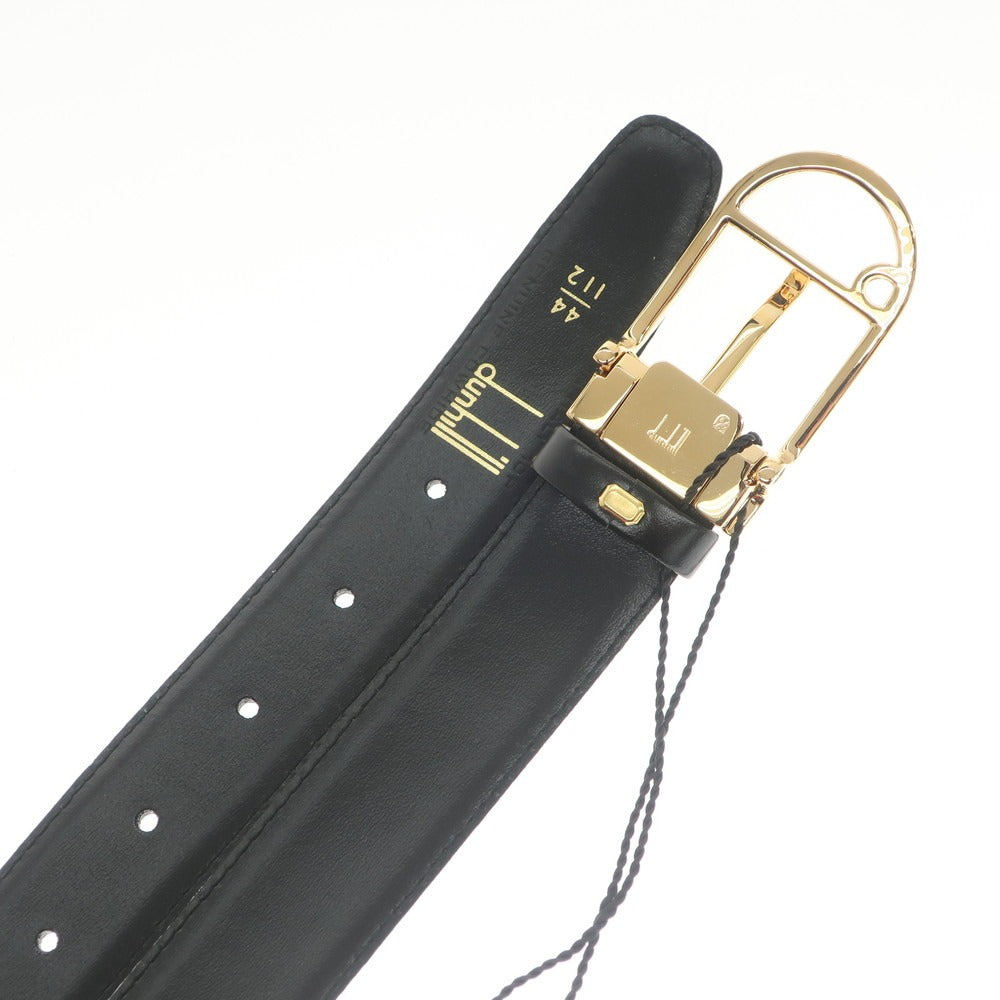 [Used] Dunhill Leather Belt Black [Size 44/112] [BLK] [S/S/A/W] [Condition Rank A] [Men&