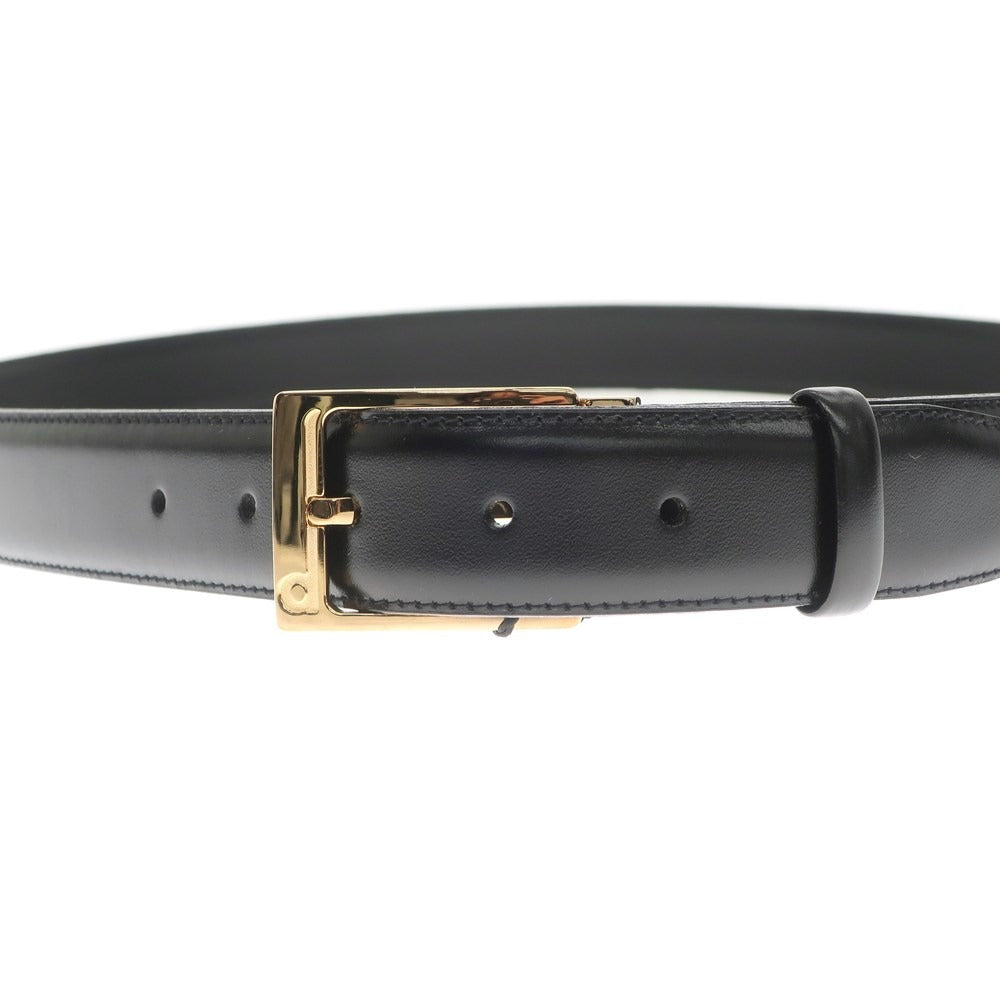 [Used] Dunhill Leather Belt Black [Size 44/112] [BLK] [S/S/A/W] [Condition Rank A] [Men&
