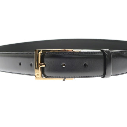 [Used] Dunhill Leather Belt Black [Size 44/112] [BLK] [S/S/A/W] [Condition Rank A] [Men&