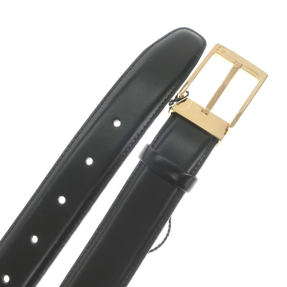 [Used] Dunhill Leather Belt Black [Size 44/112] [BLK] [S/S/A/W] [Condition Rank A] [Men&