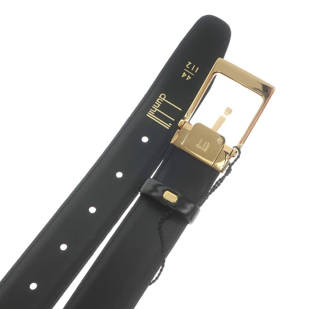 [Used] Dunhill Leather Belt Black [Size 44/112] [BLK] [S/S/A/W] [Condition Rank A] [Men&
