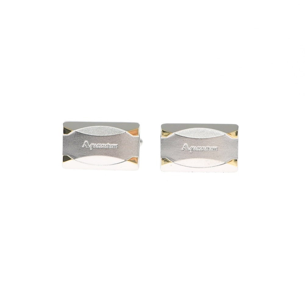 [Used] Aquascutum Cufflinks Silver x Gold [SIV] [S/S/A/W] [Condition Rank A] [Men&