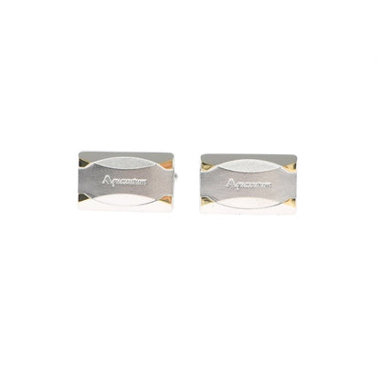 [Used] Aquascutum Cufflinks Silver x Gold [SIV] [S/S/A/W] [Condition Rank A] [Men&