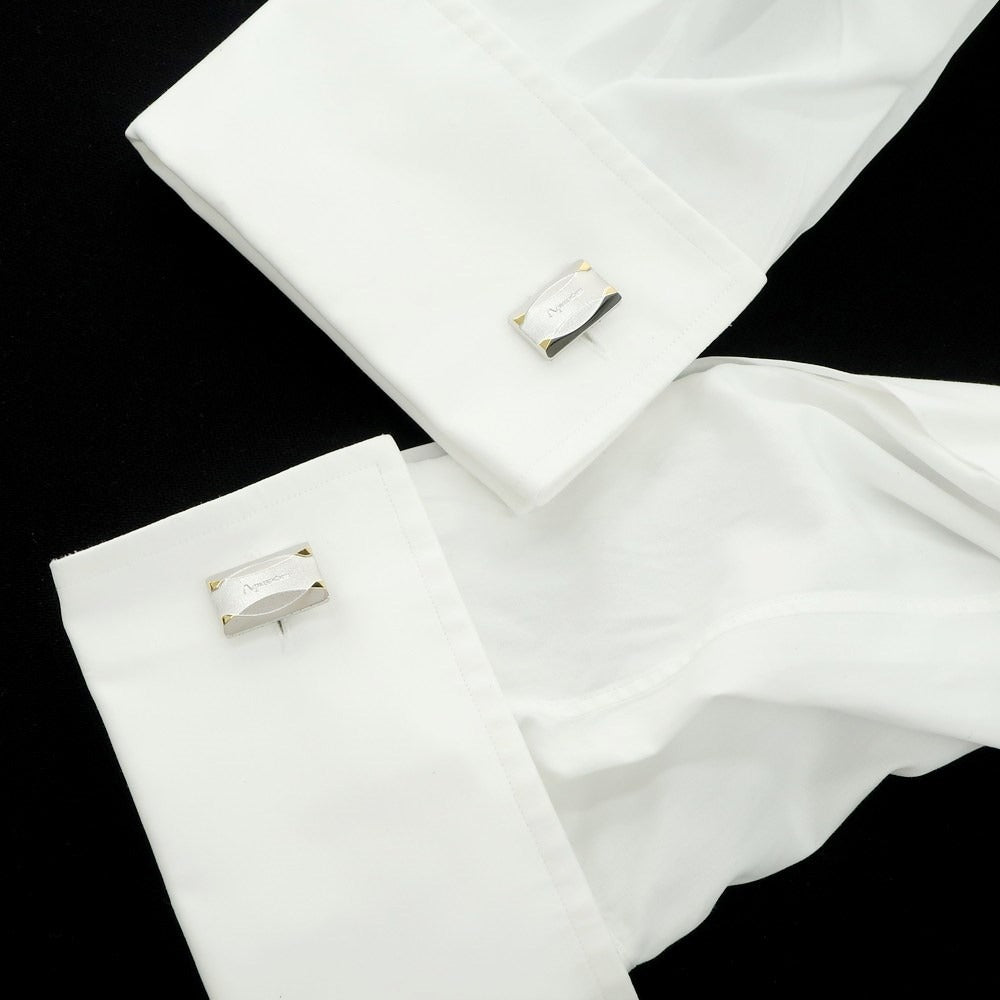 [Used] Aquascutum Cufflinks Silver x Gold [SIV] [S/S/A/W] [Condition Rank A] [Men&