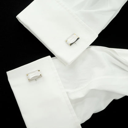 [Used] Aquascutum Cufflinks Silver x Gold [SIV] [S/S/A/W] [Condition Rank A] [Men&