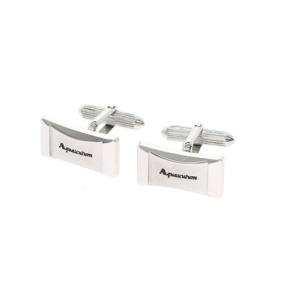 [Used] Aquascutum Cufflinks Silver [SIV] [S/S/A/W] [Condition Rank A] [Men&