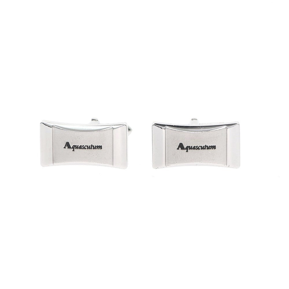 [Used] Aquascutum Cufflinks Silver [SIV] [S/S/A/W] [Condition Rank A] [Men&