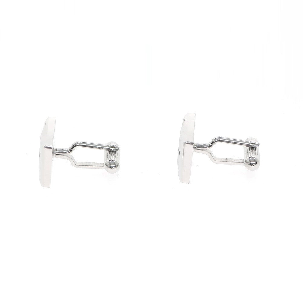 [Used] Aquascutum Cufflinks Silver [SIV] [S/S/A/W] [Condition Rank A] [Men&
