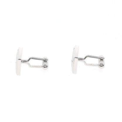 [Used] Aquascutum Cufflinks Silver [SIV] [S/S/A/W] [Condition Rank A] [Men&