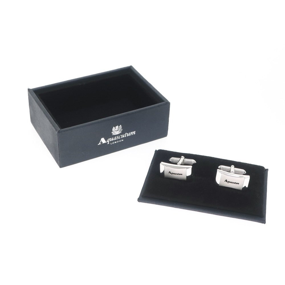 [Used] Aquascutum Cufflinks Silver [SIV] [S/S/A/W] [Condition Rank A] [Men&