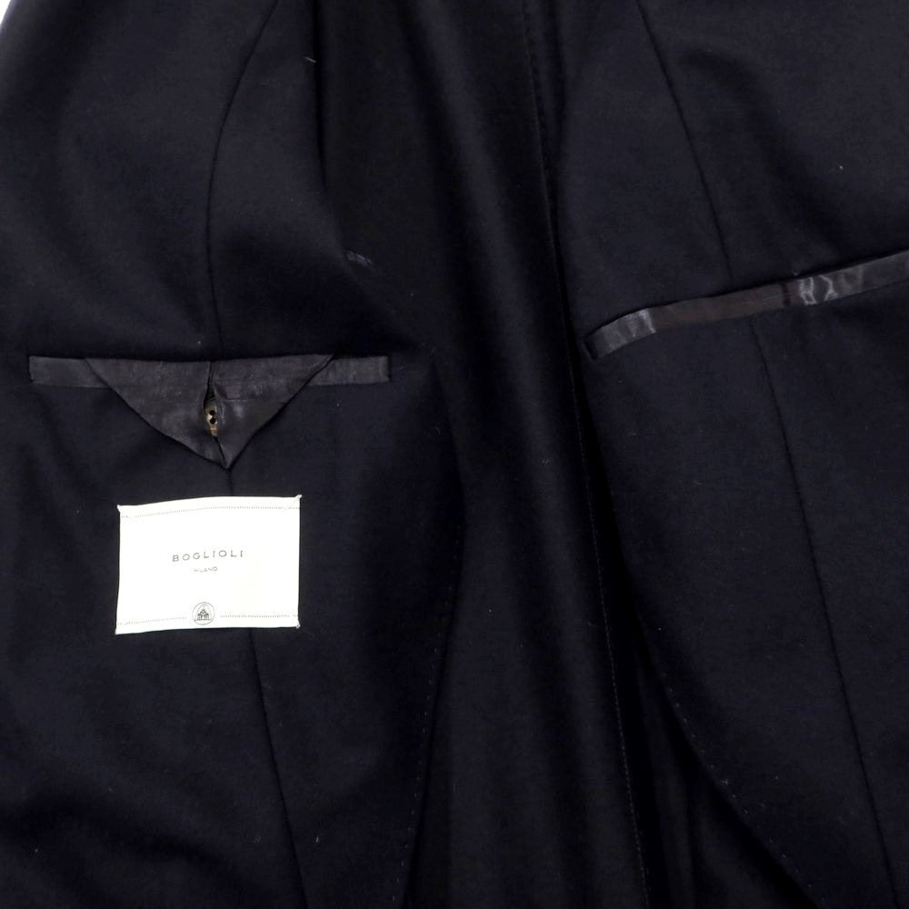 [Used] BOGLIOLI K.JACKET Flannel wool 3 button suit Dark navy [Size 48] [NVY] [A/W] [Condition rank A] [Men&