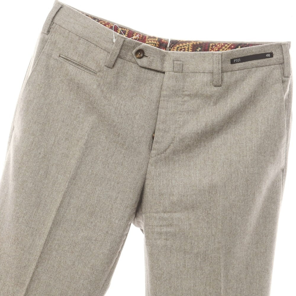 [Used] PT01 Wool Casual Slacks Pants Light Beige [Size 48] [BEI] [A/W] [Condition Rank D] [Men&