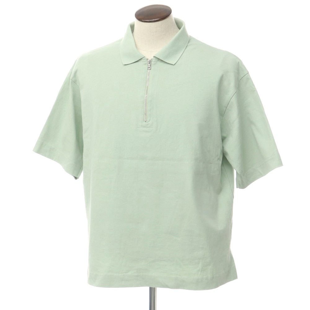 [Used] JUN Red Wide silhouette short sleeve polo shirt Light green [L] [Condition rank C] [Men&