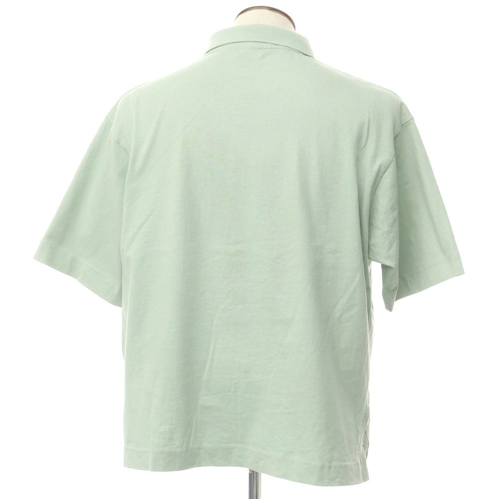 [Used] JUN Red Wide silhouette short sleeve polo shirt Light green [L] [Condition rank C] [Men&