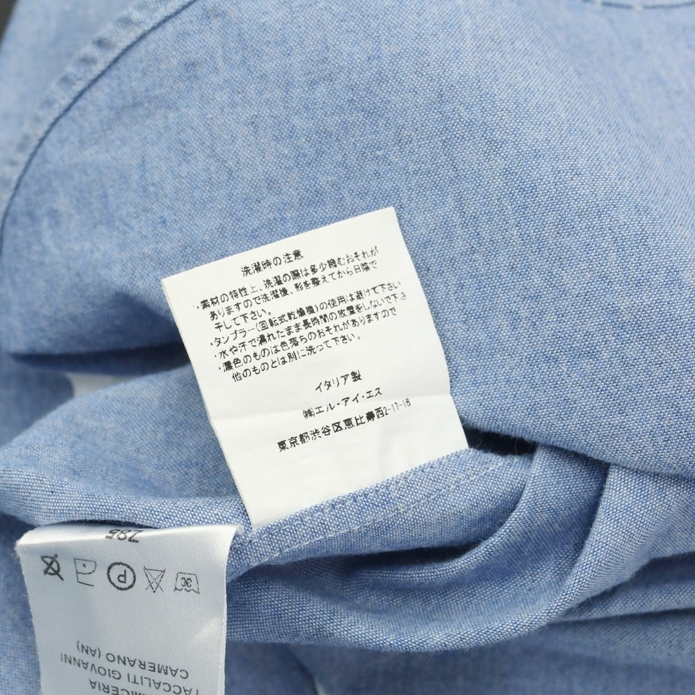 [Used] GUY ROVER Cotton Tab Collar Shirt Light Blue [Size 38] [BLU] [S/S/A/W] [Condition Rank C] [Men&