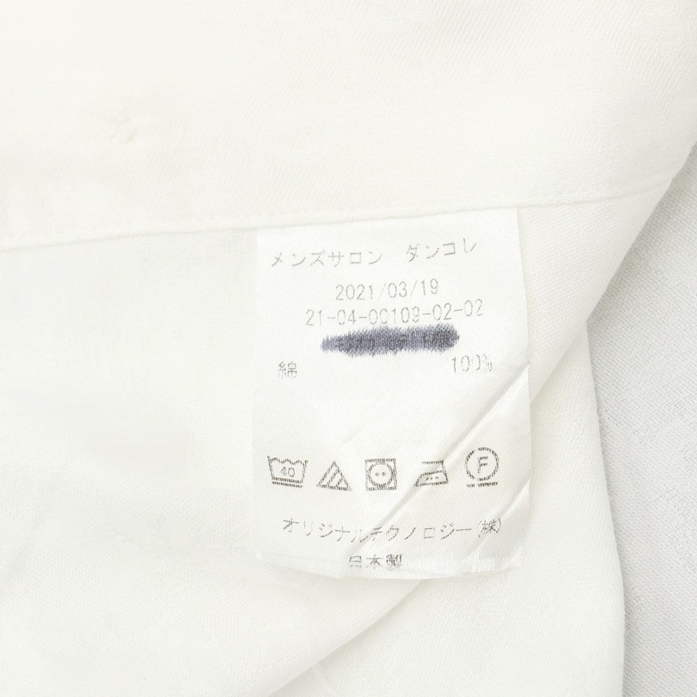 [Used] DANDYISM COLLECTION Cotton Regular Collar Dress Shirt White [Size not listed (approximately M)] [WHT] [S/S/A/W] [Condition Rank B] ​​[Men&