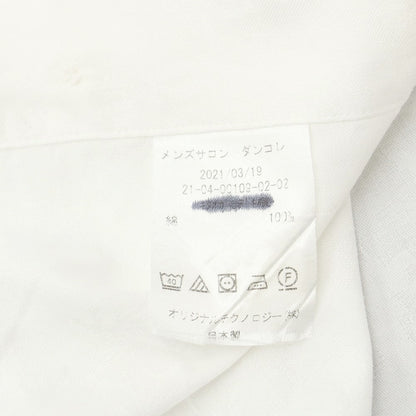 [Used] DANDYISM COLLECTION Cotton Regular Collar Dress Shirt White [Size not listed (approximately M)] [WHT] [S/S/A/W] [Condition Rank B] ​​[Men&