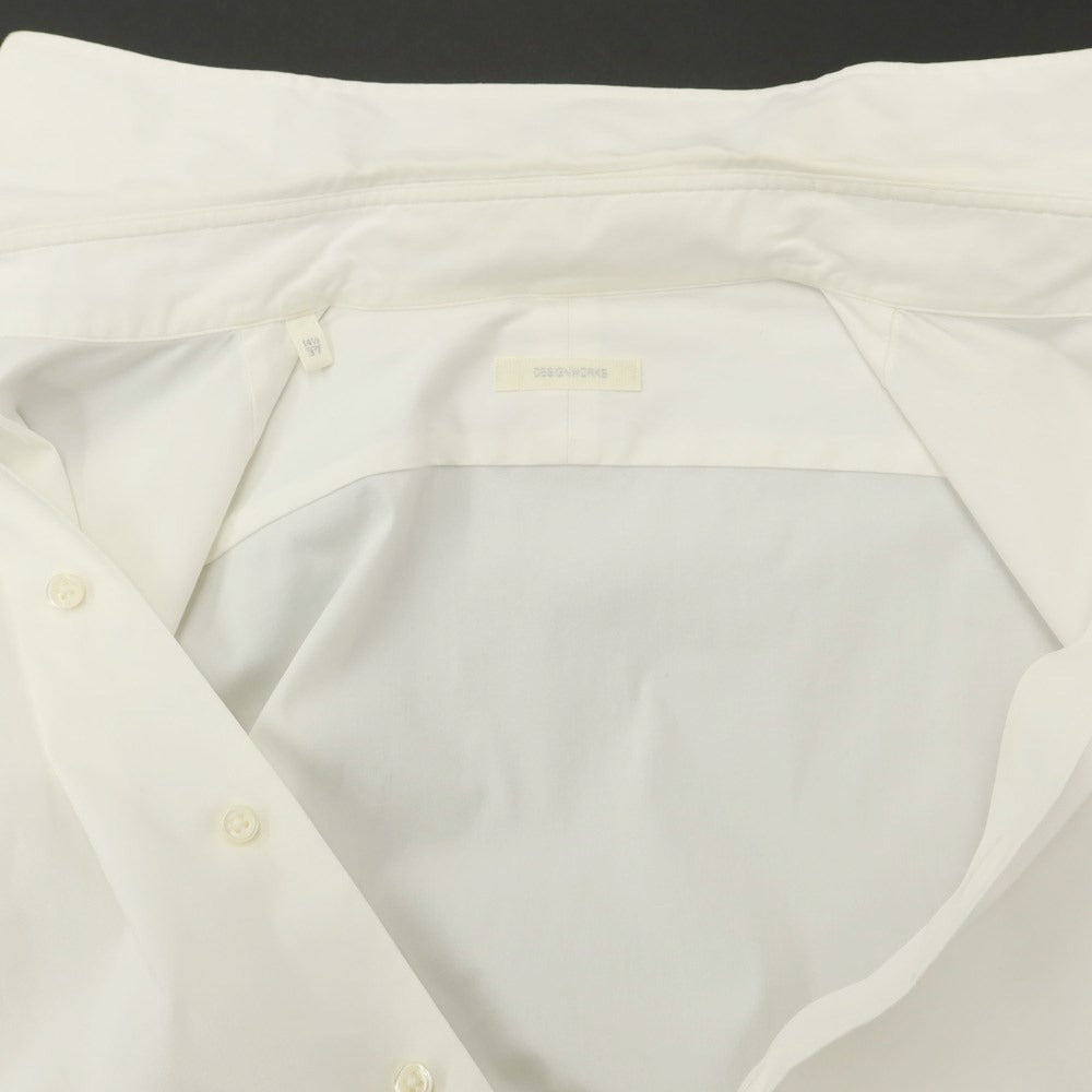 [Used] DESIGNWORKS Cotton Semi-Wide Collar Dress Shirt Off-White [Size 37] [WHT] [S/S/A/W] [Condition Rank C] [Men&